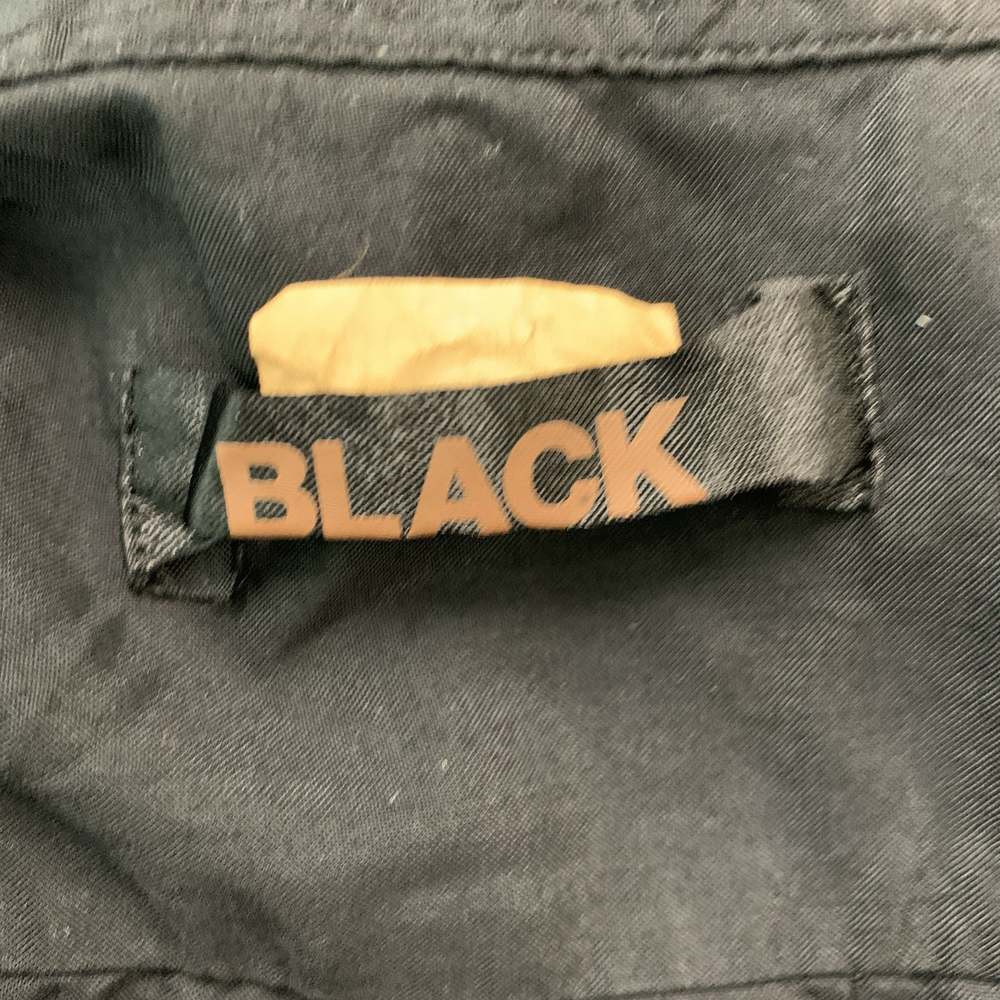 COMME des GARCONS Black Polyester Asymmetrical Short Sleeve Shirt - Picture 4 of 6